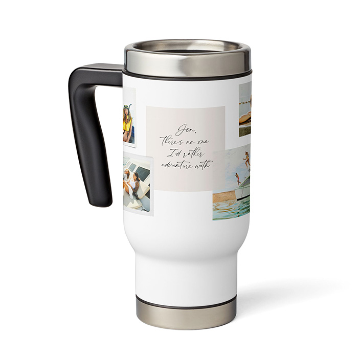 custom travel mug
