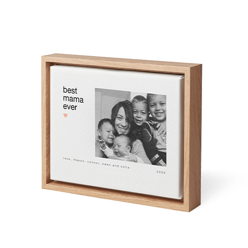 tabletop framed canvas print for mom