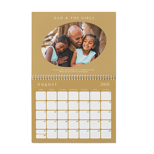 photo wall calendar