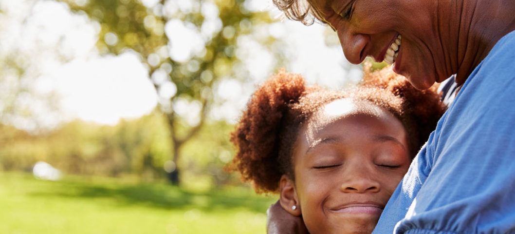 The Best Mother's Day Cards for Grandma hero image with grandma and granddaughter