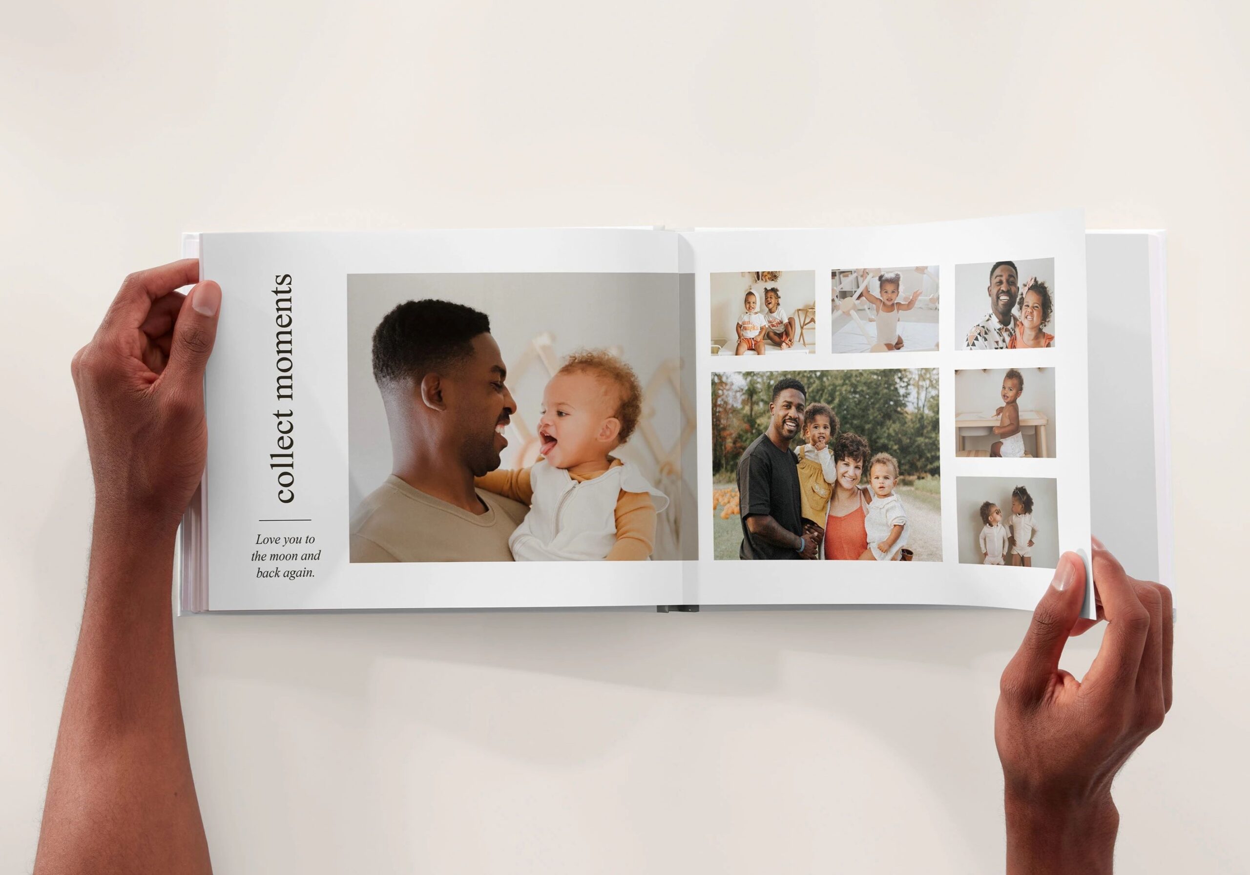 family in a year in review photo book
