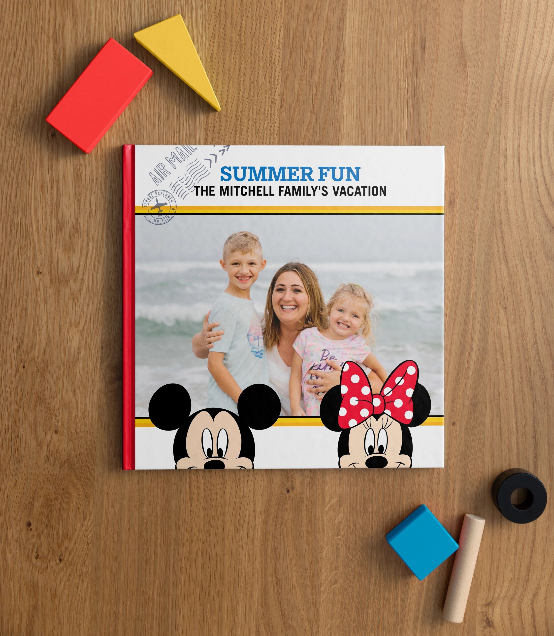 summer vacation disney photo book