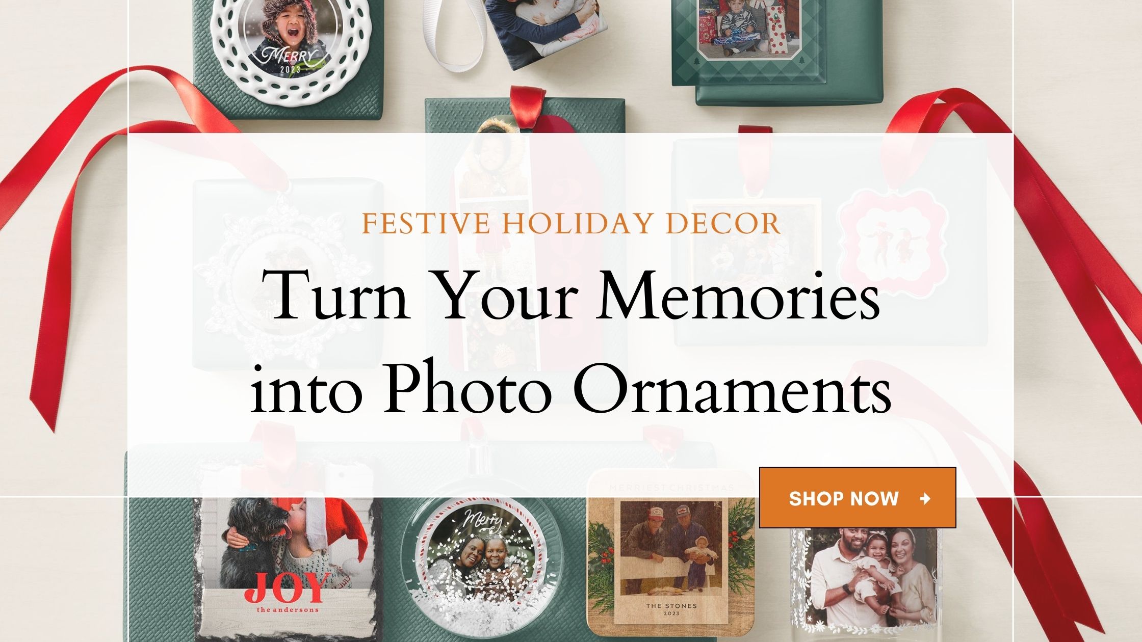 Turn your memories into photo ornaments