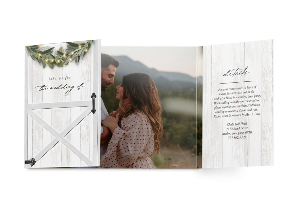 Wooden Wonders Wedding Invitation