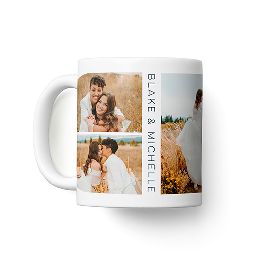 wedding photo mug