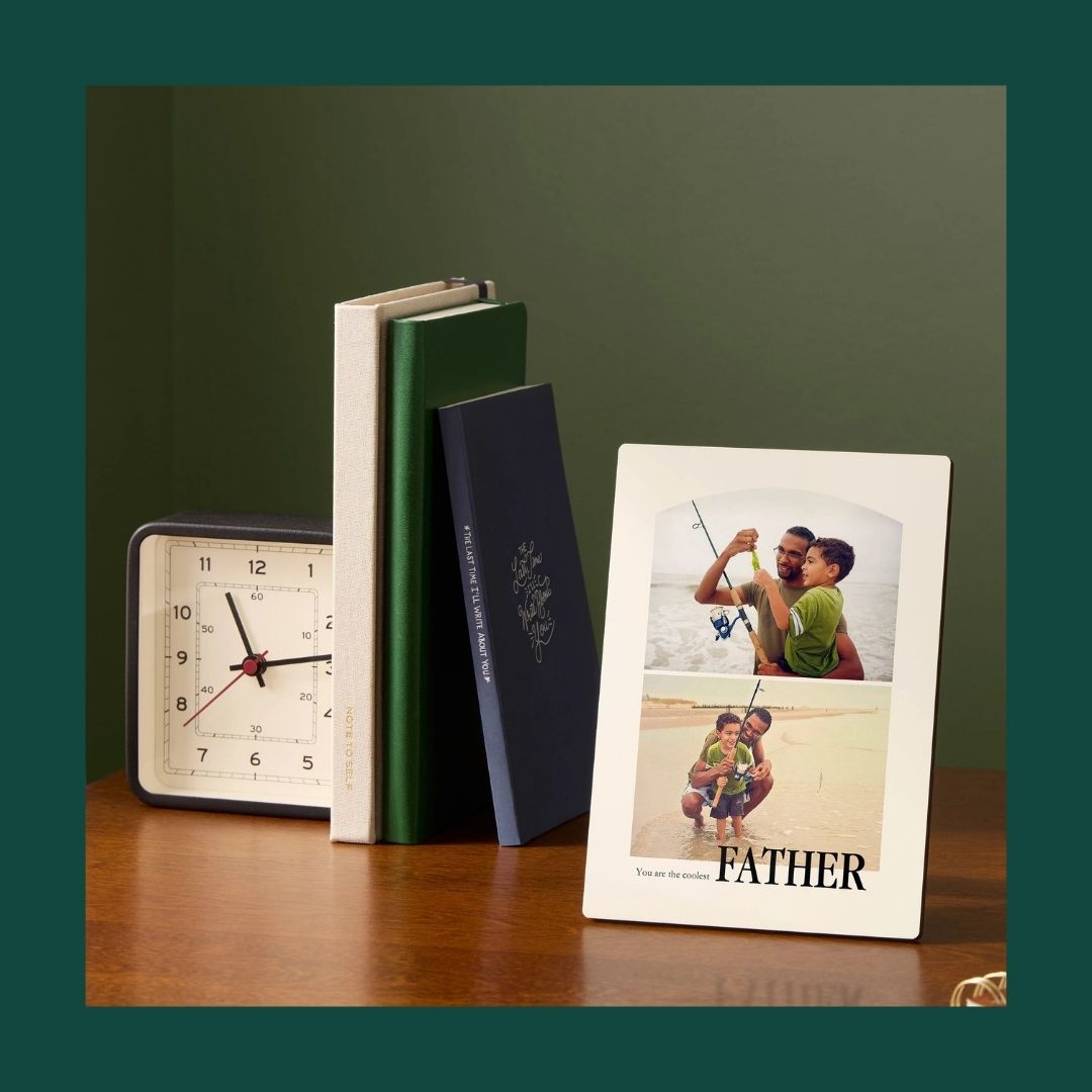 desktop photo plaque for dad