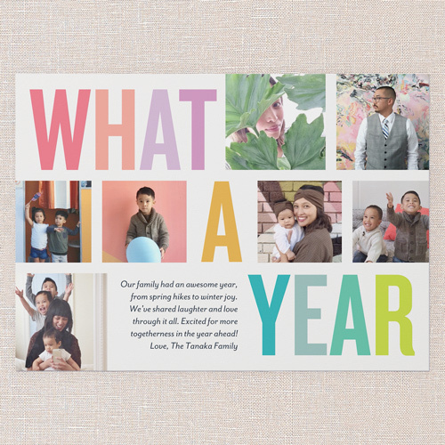 year in review card